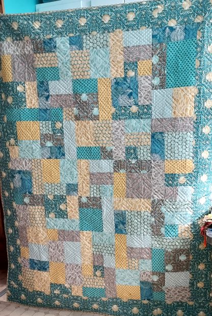 Yellow Brick Road quilt in Tilda fabric