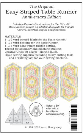 Creative Grids 60 degree Triangle 12-1/2in Quilt Ruler - CGRT12560