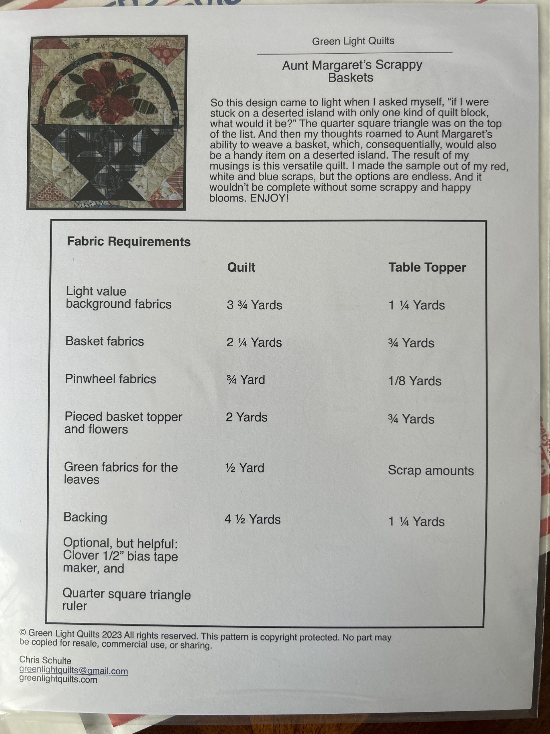 Aunt Margaret's Scrap Baskets - Image 2