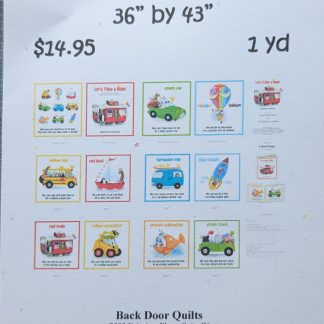 Let's Take a Ride Book Panel