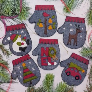 Charcoal Mittens