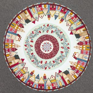 Nordic Holiday Village Tree Skirt/Table Topper