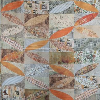 Burnished digital quilt top