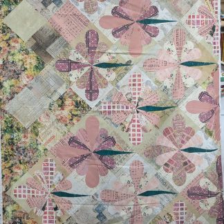 Fleur digital quilt top