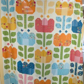Tulip Festival digital quilt top
